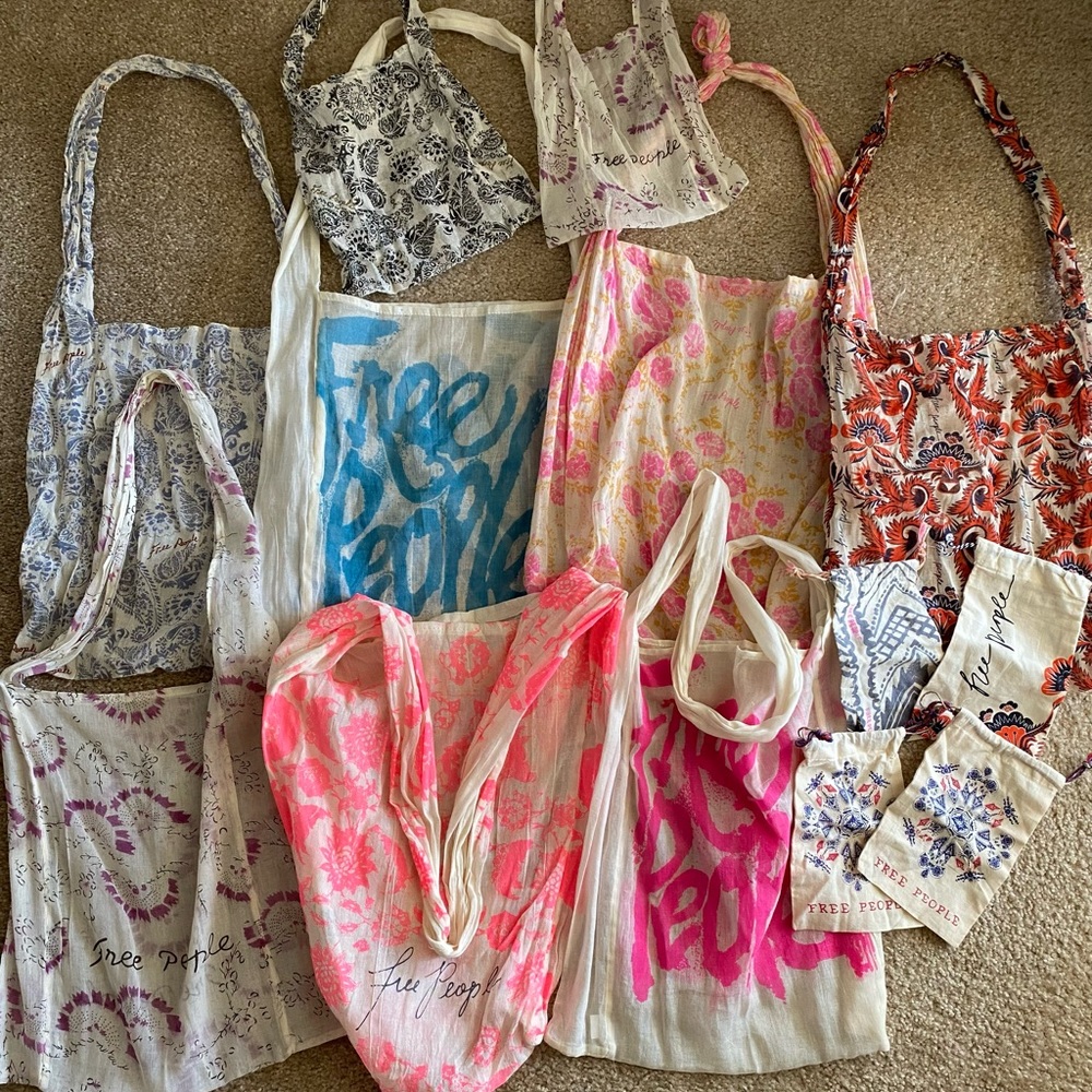 Free people shopping tote bags